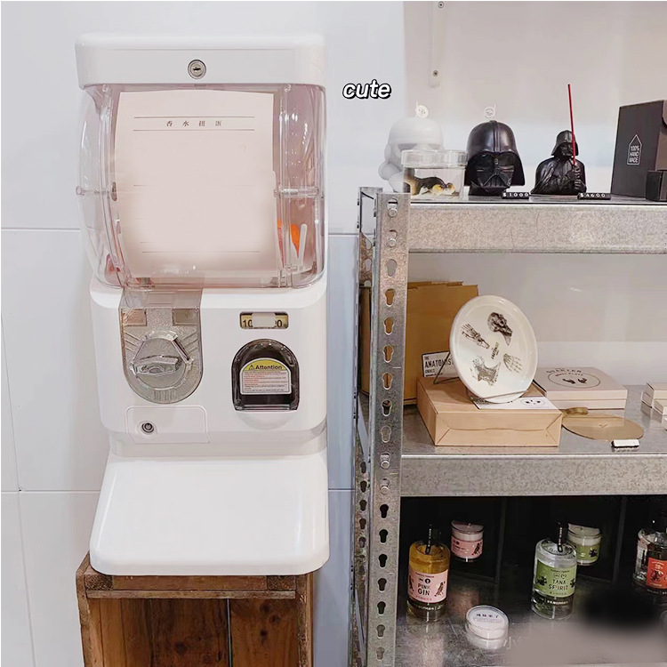 Máquina de gashapon de celebridades de Internet nueva máquina de regalo de cápsulas de código de escaneo de monedas comerciales máquina de bolas de accesorios de drenaje de eventos de centros comerciales a gran escala