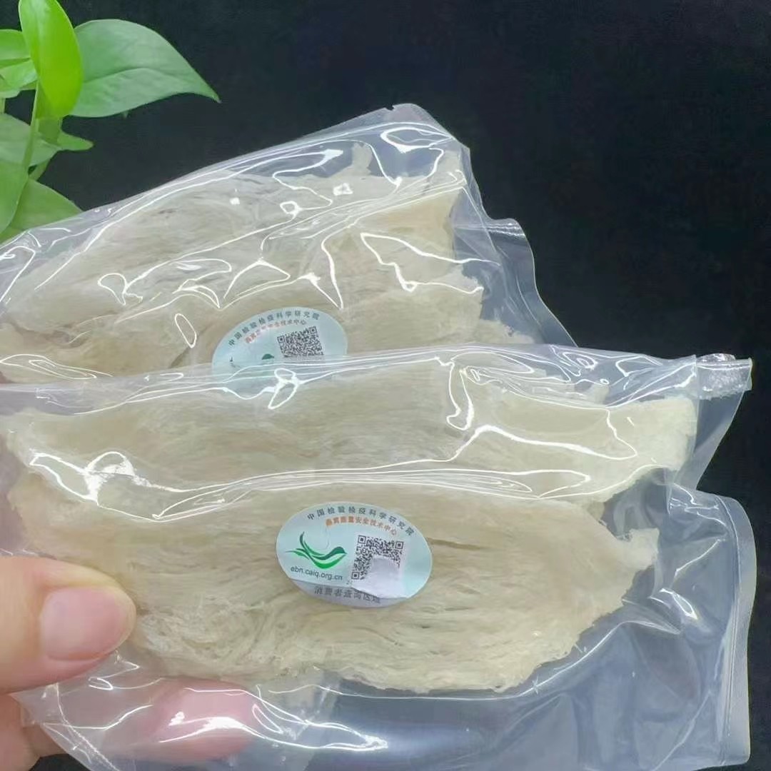 Edible Bird Nest Yan Wo Dry White Nest Strips 100g Natural Swiftlet Nest for Cooking in use