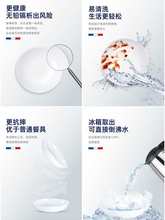 批发盘子菜盘家用平底碟子钢化玻璃酒店餐具白色浅盘平盘西餐盘