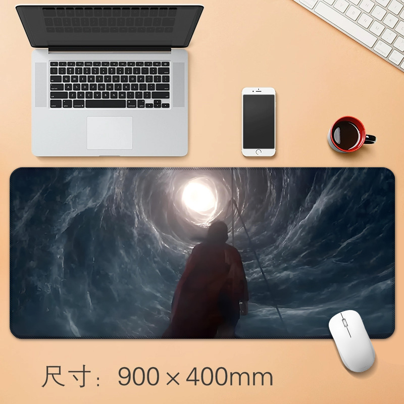 ソース工場直販抽象ダークスピンデスクパッド防水高価値マウスパッド大型オフィスマウスパッド|undefined