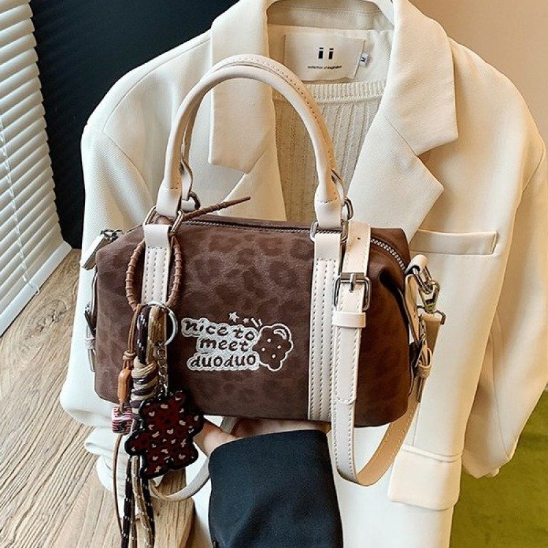 正品波士顿枕头包手提包单肩斜挎包包女式复古2025新款礼物