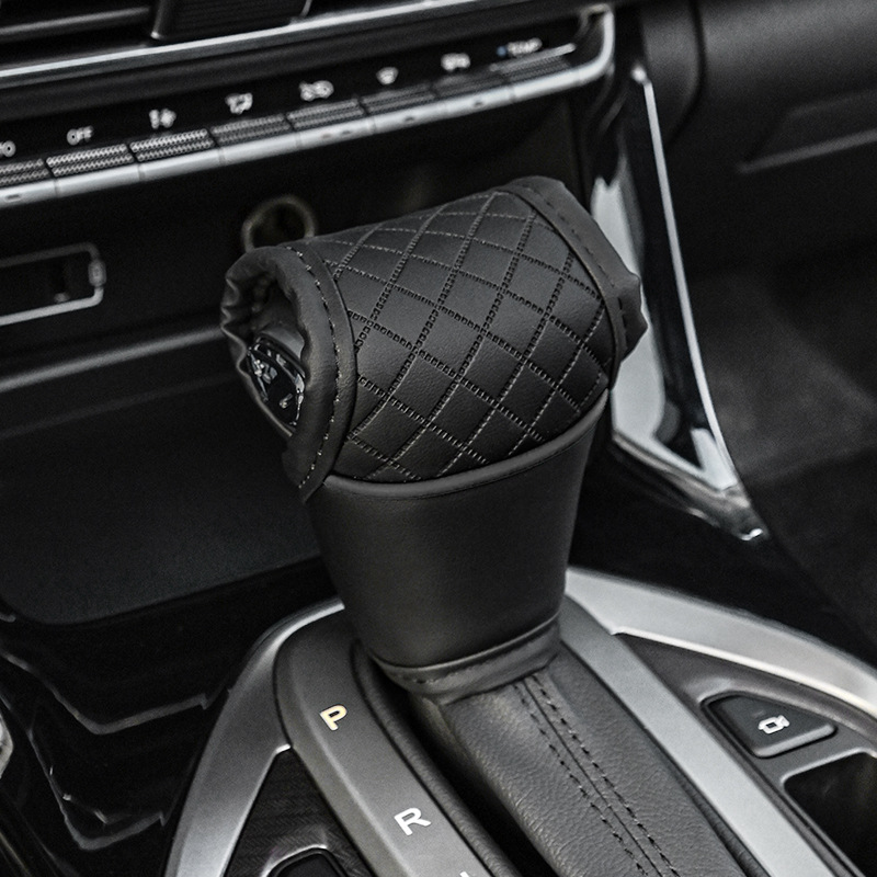 Cubierta del engranaje del coche cubierta de la palanca de cambios del coche cubierta del freno de mano engranaje manual engranaje automático vaina interior del coche universal