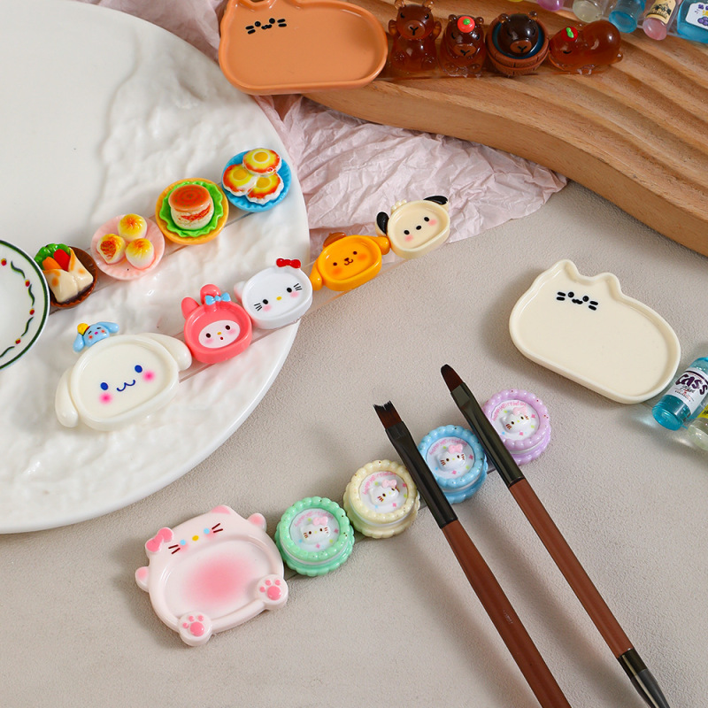 漫画ネイルペンホルダーかわいい多機能シャンプーカップグルメパレットカラーペンネイルアート専用ツール|undefined