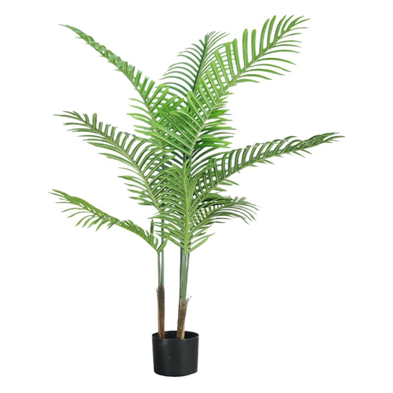 Nordic simulación cola suelta girasol bonsai Planta artificial interior Imperial Concubine planta verde bonsai Phoenix cola sala de estar decoración del piso