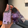 (Volkswagen B) Purple silver edge + bear pendant