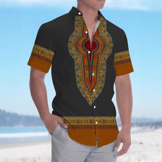 Hot Cross-border 3D Printed Hawaiian Men's Vacation Seaside Shirt to Design Explosions Lel Short Sleeve Shirt