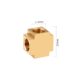 All Copper Square four-way cross live joint equal diameter thickened explosion-proof complete specifications joint accessories (Zhongxun hardware)