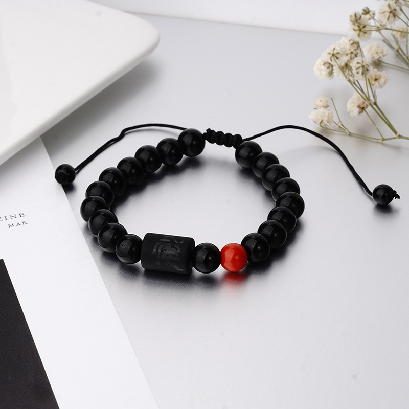 Fashion Constellation obsidian Handmade Bracelets 1 Piece