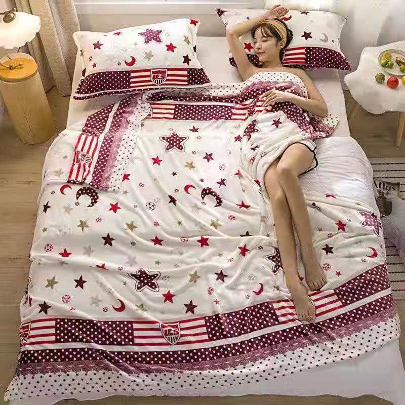 Manta de Franela de Poliéster Térmica y Engrosada para Cama, Sofá y Dormitorio image 16