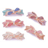 Fresh cute hairgrip, hairpin, crystal, hairpins, Korean style, flowered, wholesale