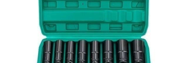 Large Socket Wrench Electric Extended Hex Socket 8-32mm Air Screwdriver Socket 1/2 Socket Complete Set Cross-Border