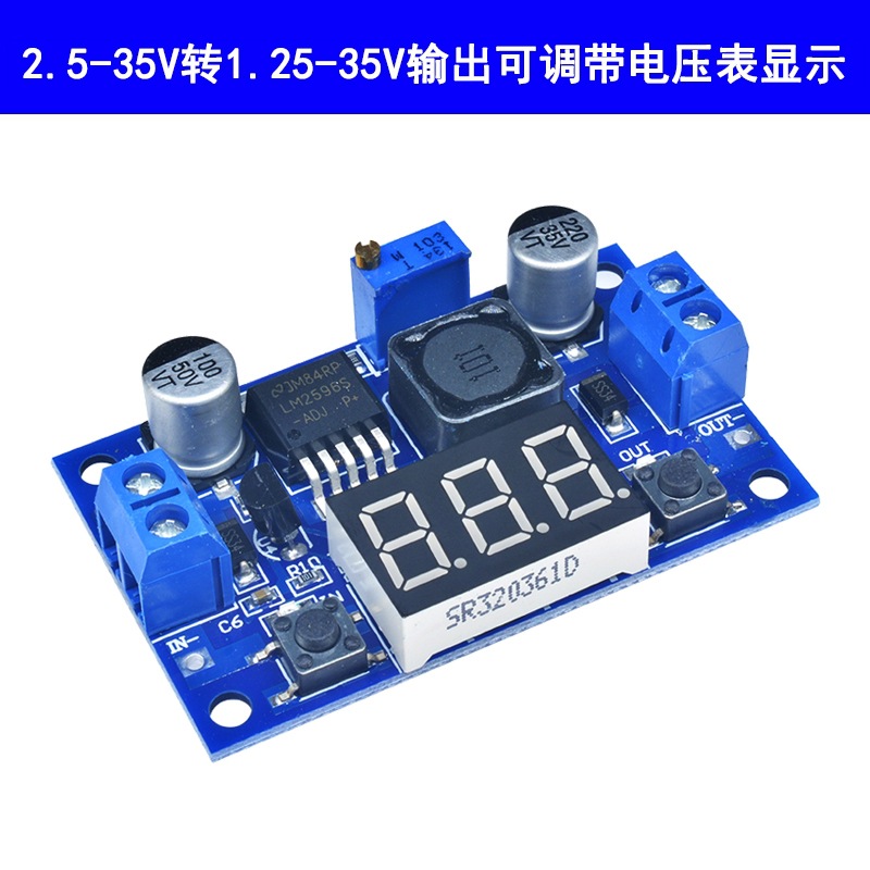 LM2596 (3A) Number showing a lower pressure board