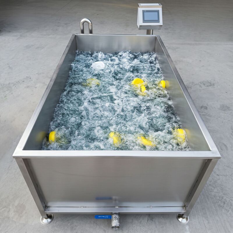 Stainless steel bubble thawing tank, meat product thawing tank, frozen chicken feet and seafood slow thawing machine, production line Stainless steel bubble thawing tank, meat product thawing tank, frozen chicken feet and seafood slow thawing machine, production line
