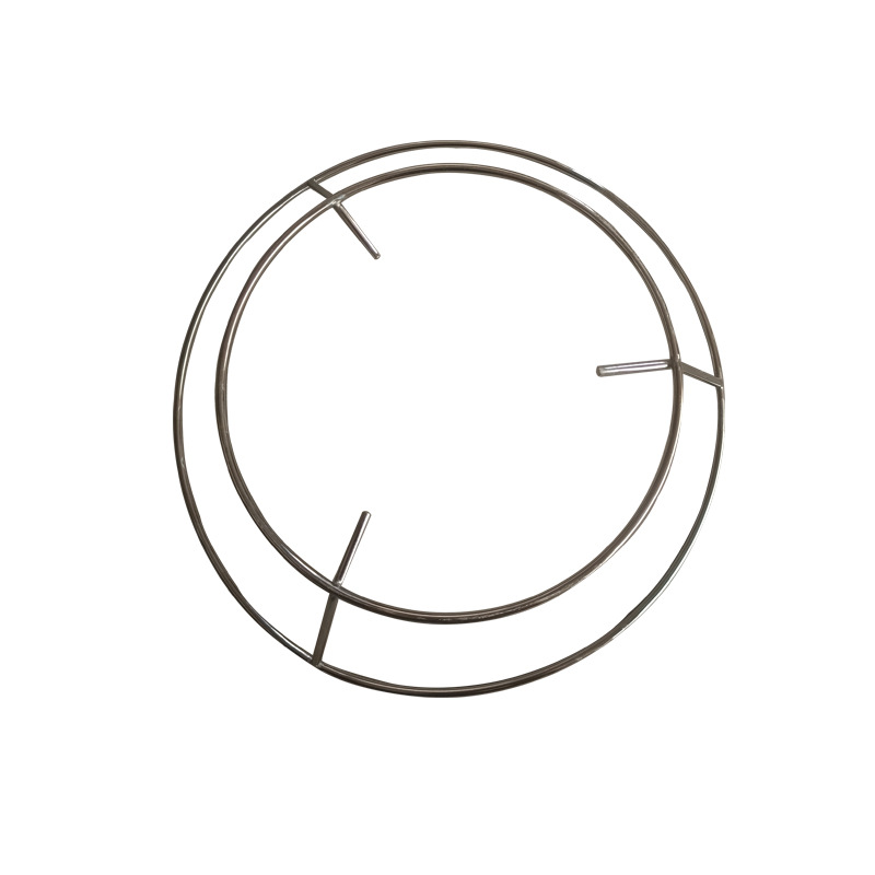 Anillo de olla de tubo redondo estante de cocina doméstico estante de almacenamiento de aislamiento térmico grueso estante de almacenamiento de olla de acero inoxidable