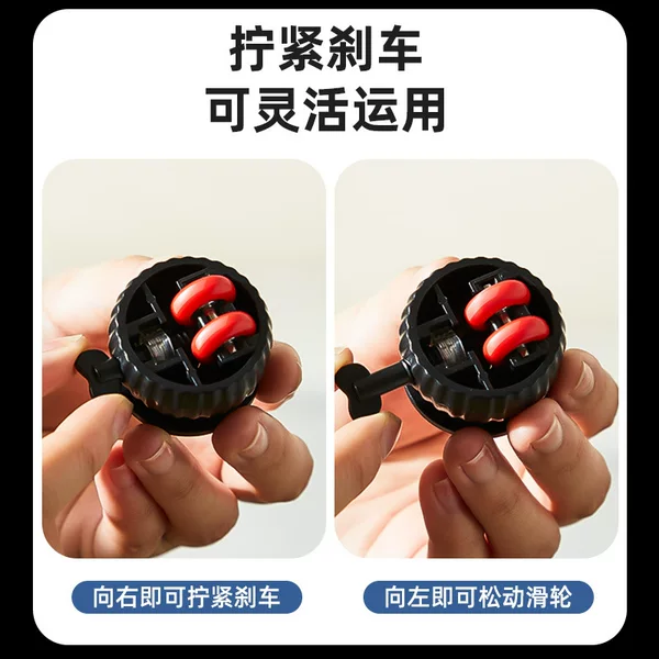 Thickened No-Drill Universal Wheels, Adhesive Silent Casters, Furniture Base, Storage Box, Sofa Foot Pads, Desk Rollers