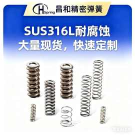 sus316弹簧快速定制源头厂家耐腐蚀材料齐全食品级高弹力不锈钢