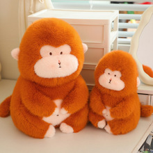 创意佛系猴公仔毛绒玩具吗喽malo小猴子玩偶丑萌猩猩娃娃生日礼物