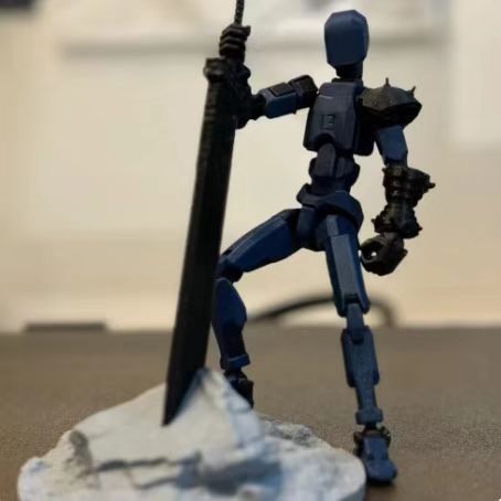 クロスボーダー人形13関節可動3Dプリント第3世代ダミー人形DIY全身解凍神器置物フィギュア|undefined