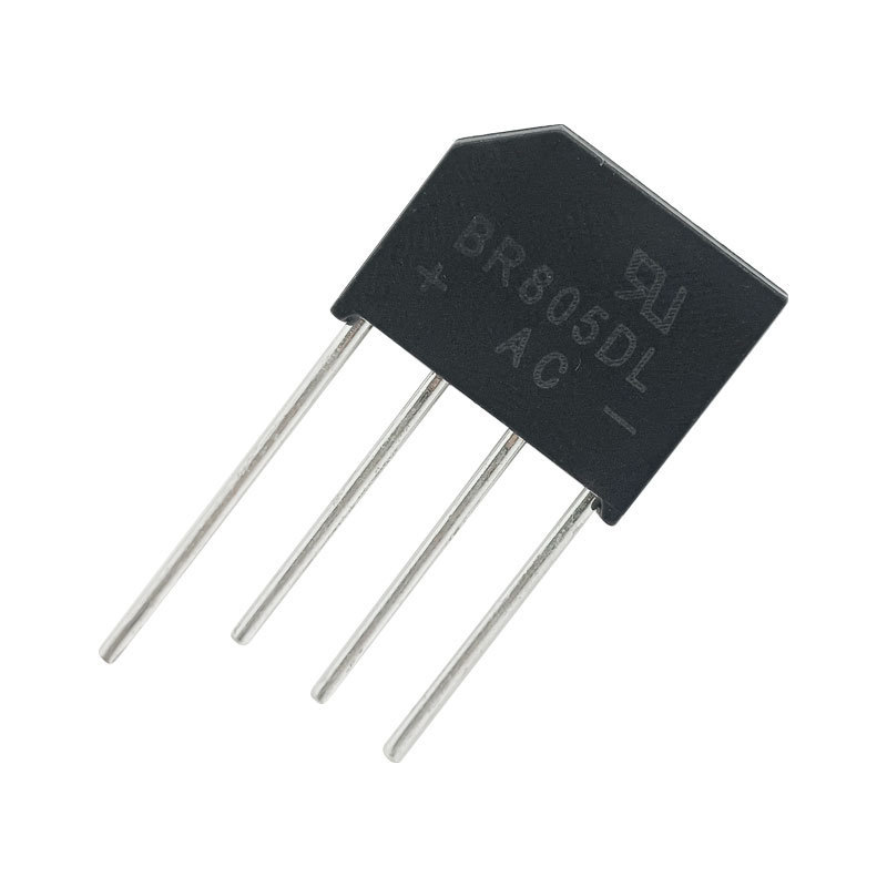原装BR805DL整流桥堆 8A50V DIP-4整流器适用电机控制与电源模块|undefined
