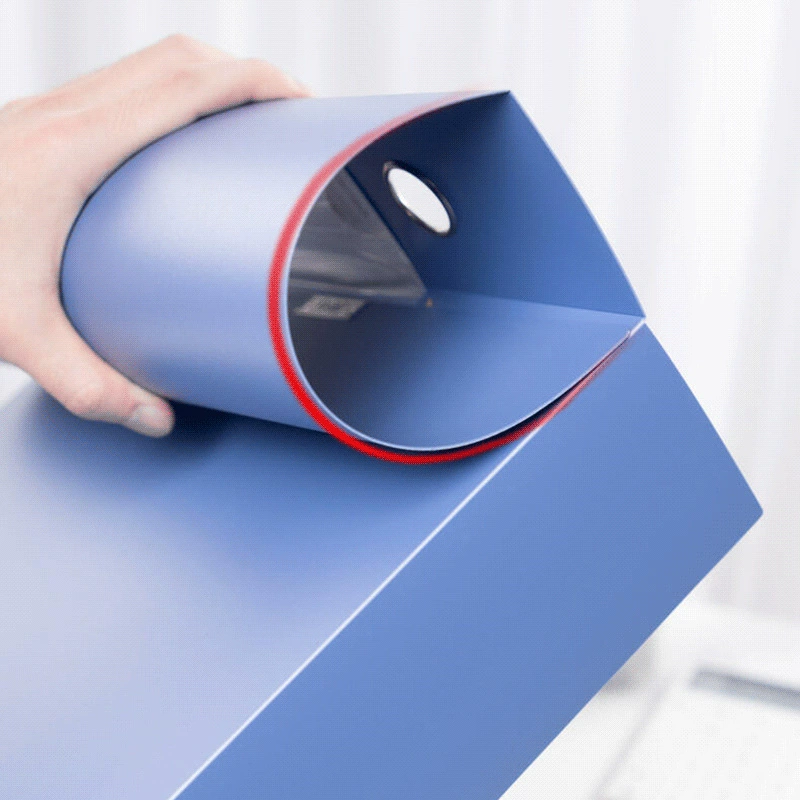 Deli A4 adhesive file box office supplies data box large -capacity test paper sorting file box accounting voucher box