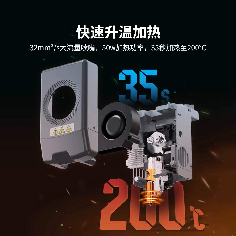 Усовершенствованная односоставная стальная насадка Hotend Flashforge AD5X с повышенной термостойкостью, быстросъёмная насадка, принадлежности для 3D-принтера