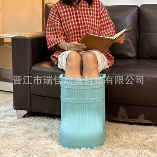 家用保温eva泡脚桶高深过小腿泡脚鞋省水洗脚桶居家恒温足浴桶