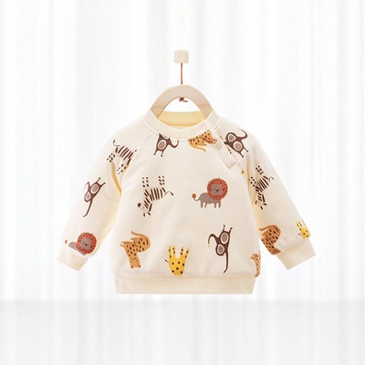 baby keep warm jacket singleton men and women baby Autumn and winter Cotton clip jacket baby Cartoon Home Furnishings