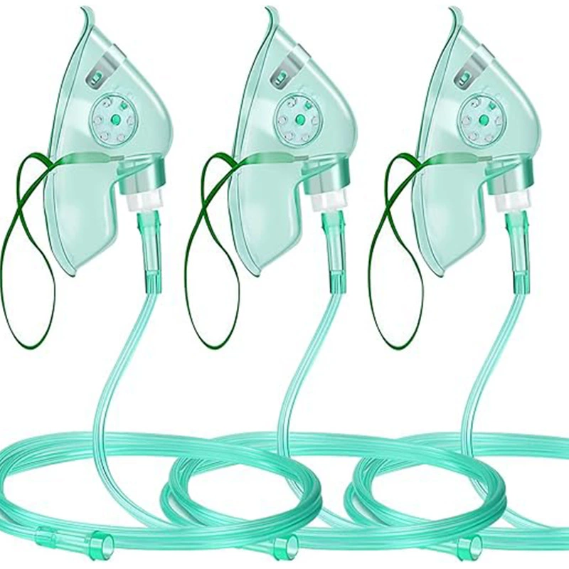 Трансграничная кислородная маска Кислородная маска Маска маска не повторное всасывание Маска распыления кислорода вдыхает назальные кислородные трубки для детей