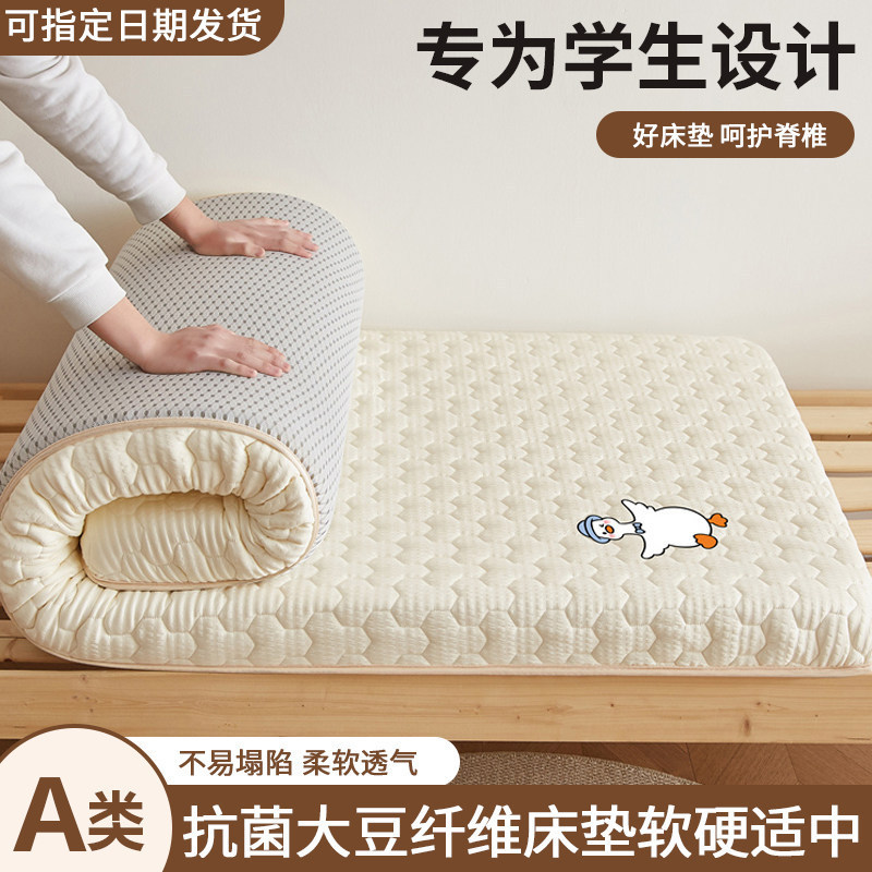 Class a Foam Cotton Soybean Mattress Dormitory Single Folding Soft Mat Student Dormitory Special Tatami Mat Thickened
