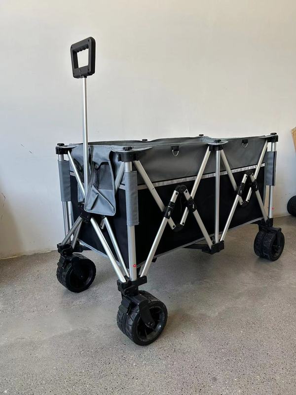 キャンプ用カート折りたたみ式アウトドア手押しピクニック車アルミ合金キャンプ用トレーラー大容量キャンプ用集荷車|undefined