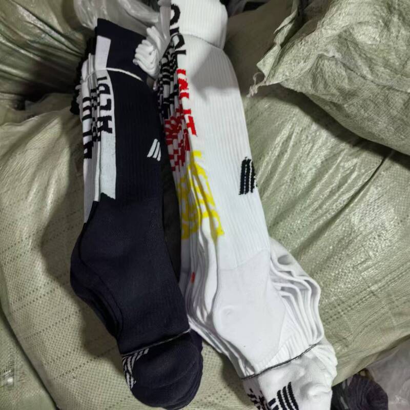 Football Socks Long Tube Export Export Tail Goods Glue Pressure Socks Sweat-Absorbent Sports Socks Non-Slip Breathable Compression Competition