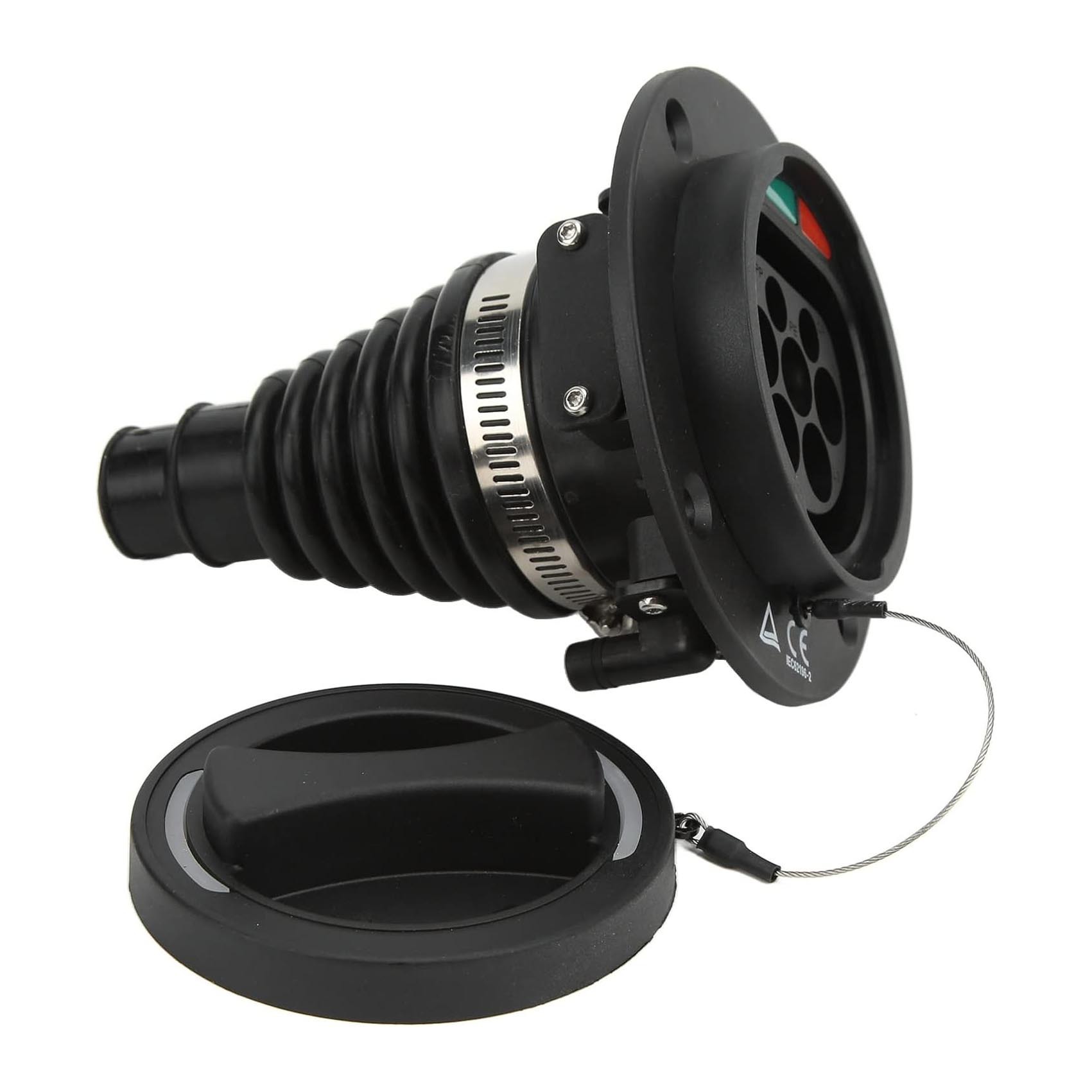 欧标交流插座type2枪座IEC62196欧规16A32A63A充电桩检测储能电车