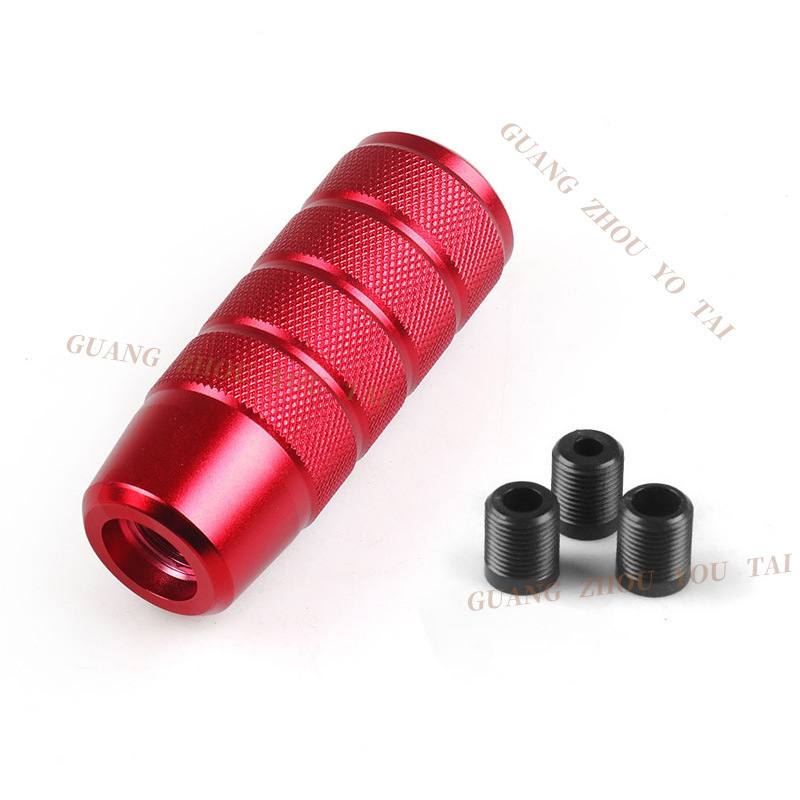 Modificación del coche auto-Manual de engranajes 9,5 cm cabeza del engranaje moleteado helado hornear azul colorido cabeza del engranaje de aleación de aluminio