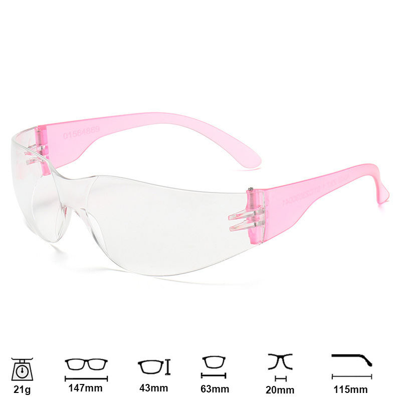 117 gafas transparentes de alta definición gafas de seguridad de trabajo anti-espuma al aire libre experimento antiquímico gafas de soldadura