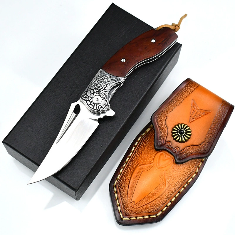 Travel pocket knife, folding handheld sharp bearing