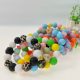Strict selection of silicone beads 15mm candy color silicone beads baby accessories anti-drop chain accessories spot wholesale