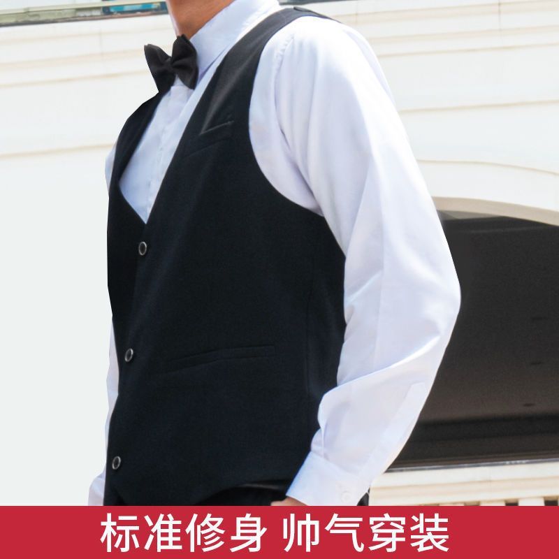 連れ合い服男兄弟団装夏シャツズボン新郎結婚ドレス馬甲三点セットスーツセット|undefined
