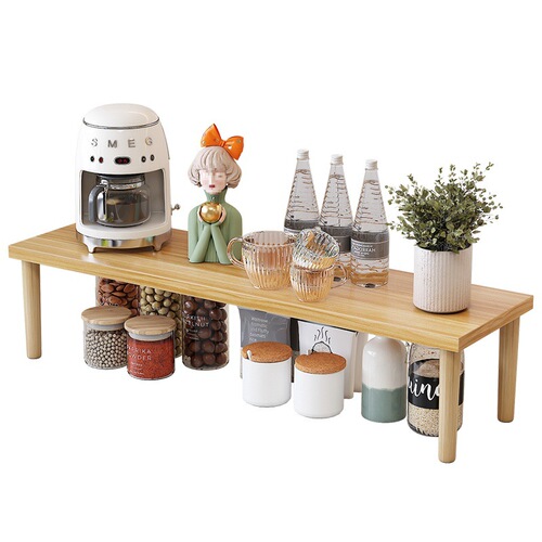 Kitchen countertop storage shelf tiered organizer divider rack cabinet bowl plate spice storage small new item