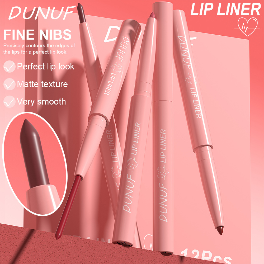 Please check out the DUNUF 12-tube easy-to-color velvet matte lip liner pen! Disclaimer for links undefined