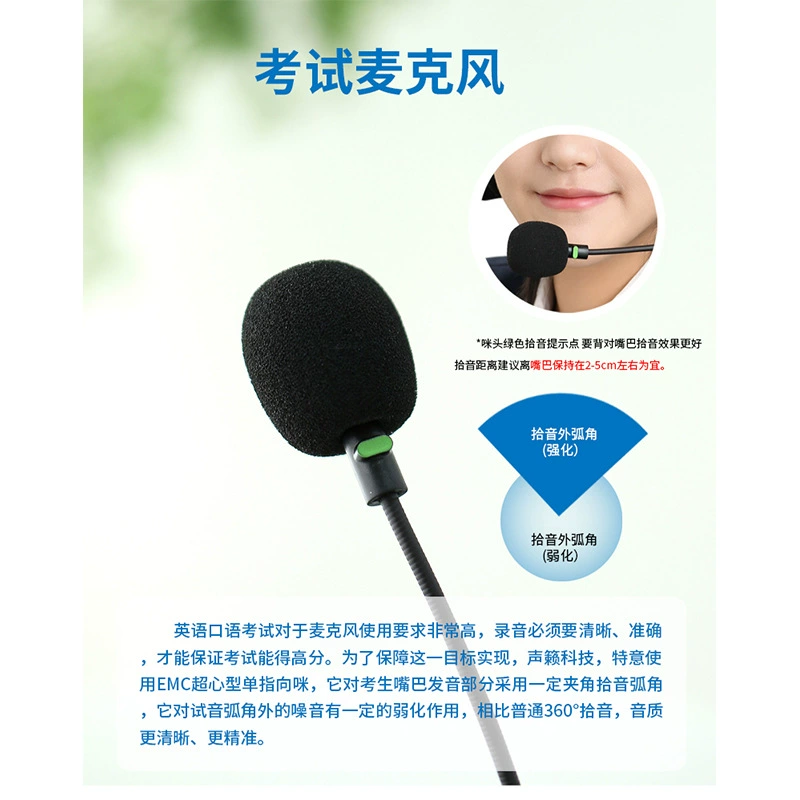 Наушники, микрофон, D5000, английский, для средней школы