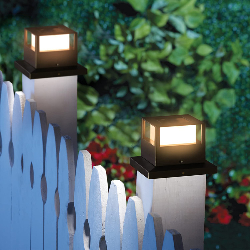 Outdoor Solar Column Head Lamp, Square Wooden Column Head Lamp, Column Cap Lamp, Home Garden Lamp, Fence Lamp Outdoor Solar Column Head Lamp, Square Wooden Column Head Lamp, Column Cap Lamp, Home Garden Lamp, Fence Lamp