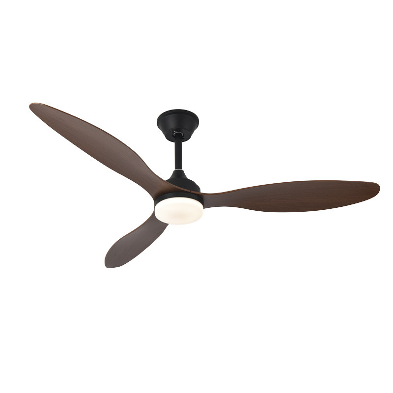 Ventilador de Techo con Luz 42 y 52 Pulgadas de 3 Hojas en ABS con Control Remoto para Dormitorio y Comedor