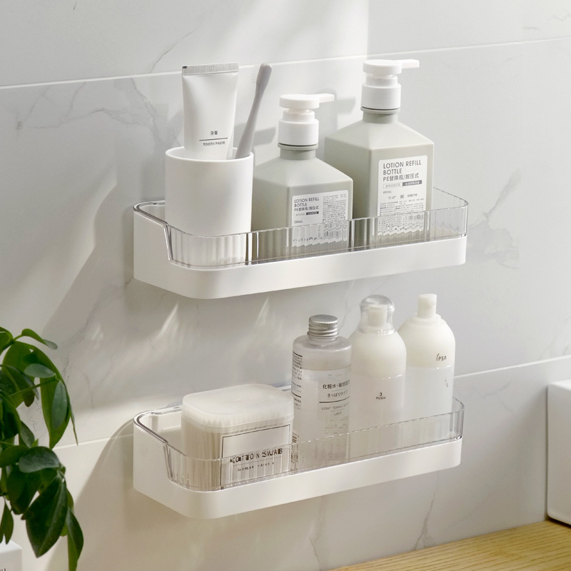 Bathroom Shelf without Drilling Wall Mounted Toilet Bathroom Washroom Sink Vanity Toilet Storage Rack for Overseas Trade