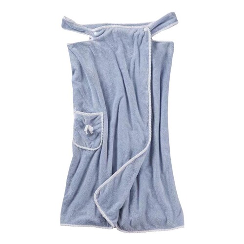 Bulk coral velvet bath robe with added thickness and water absorption, can be worn as a bath towel for home use, softer than pure cotton bathrobes, Class A