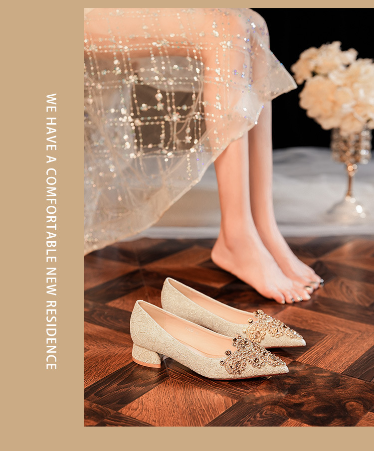 3333F-007 Scarpe da donna con tacco basso, punta a punta, in raso, comode, per damigelle d'onore, da sposa e feste_voghion.com