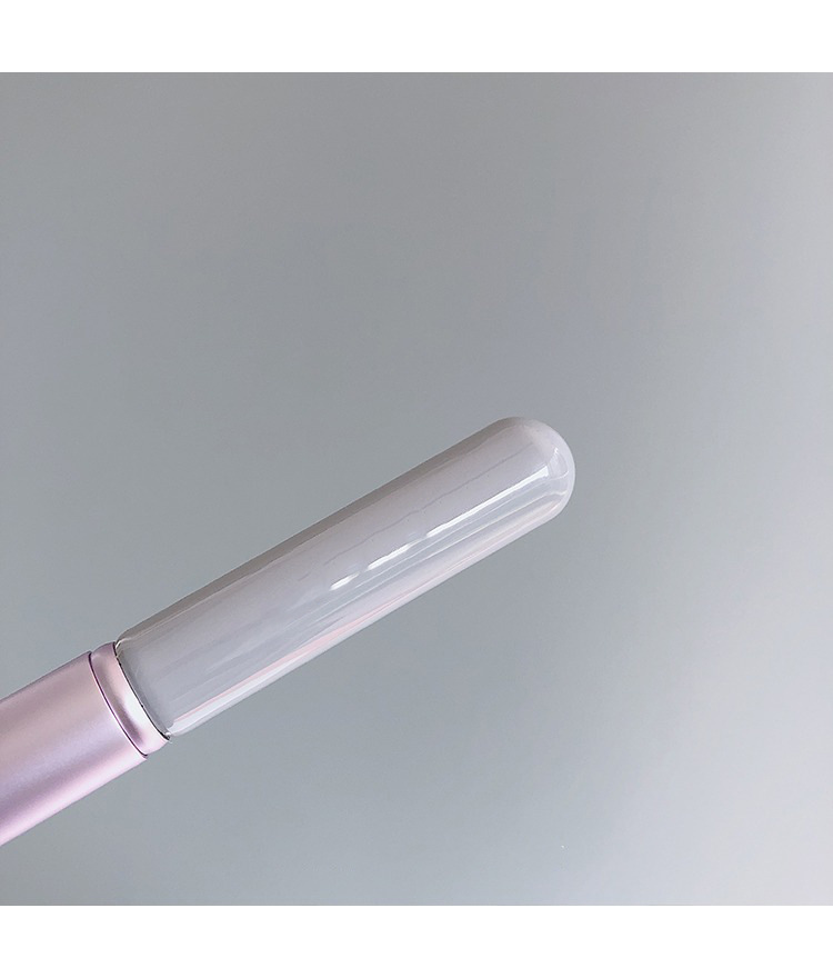 Wholesale of new mini round-head lip brushes with caps, single portable lipsticks, lipstick brushes, smudging brushes and makeup brushes undefined