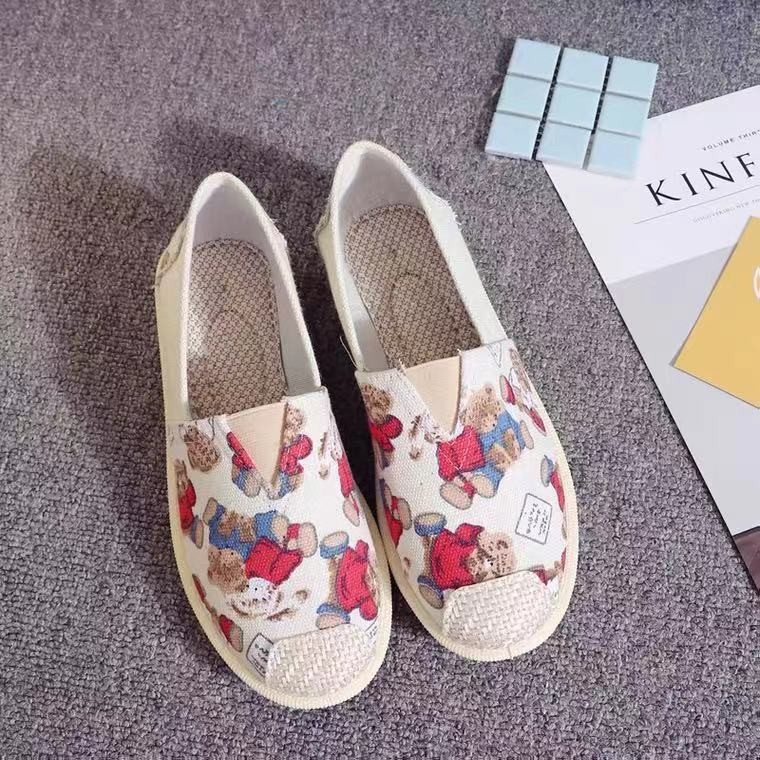 25 zapatos de mujer de primavera y otoño zapatos casuales zapatos de lona zapatos de estudiante zapatos de pescador zapatos planos zapatos de tela viejos de Beijing