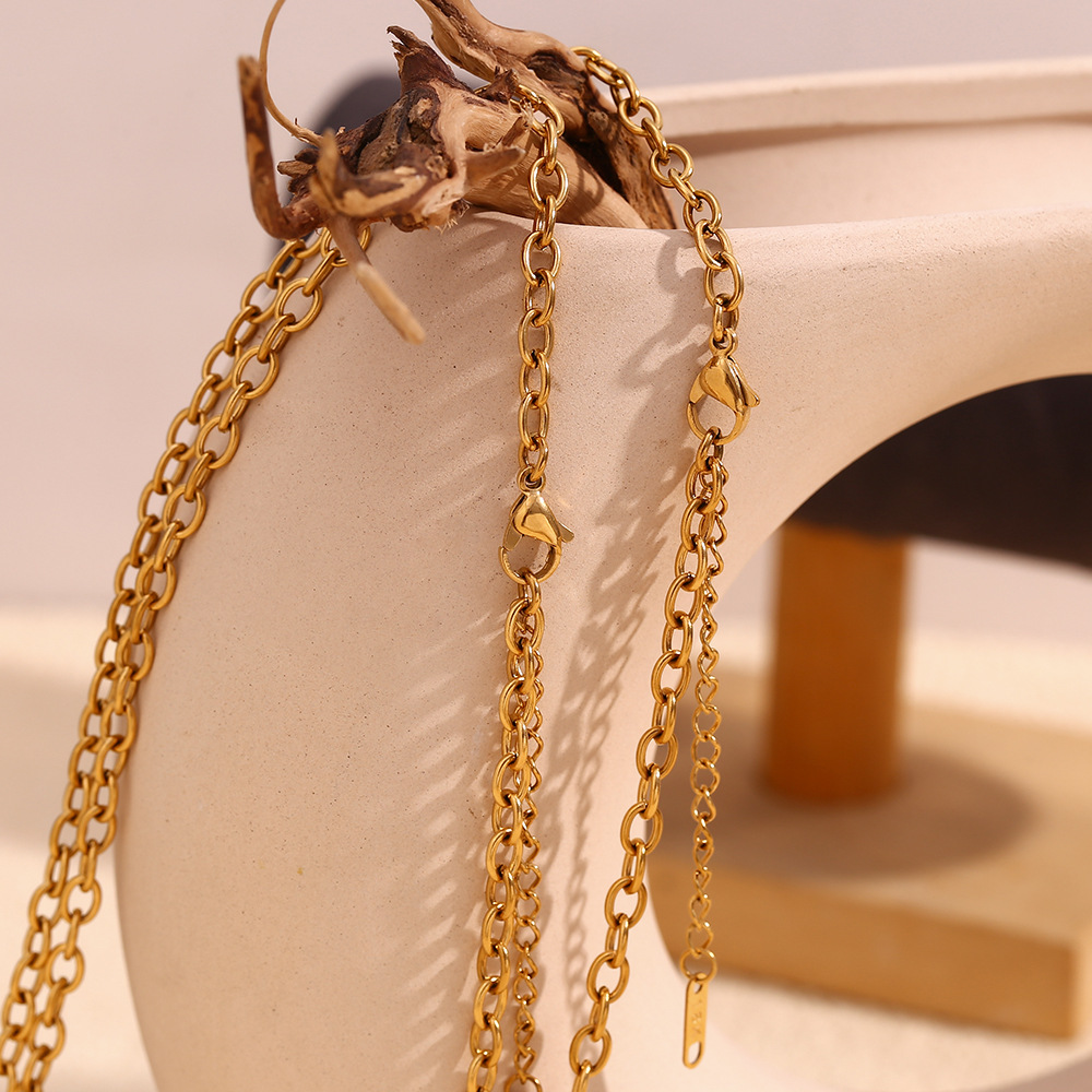 Starfish Imitation Pearl Fringe Stainless Steel Pendant Necklace