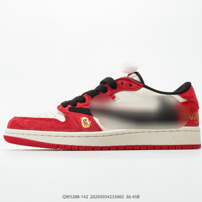 Putian cross-border Jordan 1 reverse hook low-top cultural basketball shoes, wear-resistant casual shoes, campus sports shoes