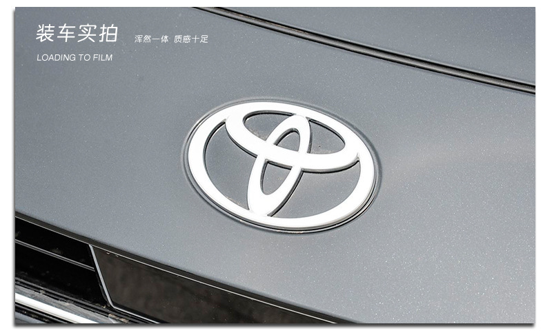 Suitable for Toyota Front and Rear Car Logos Camry Crown Reiz Corolla Vios Highlander Corolla Modified Grille Logo